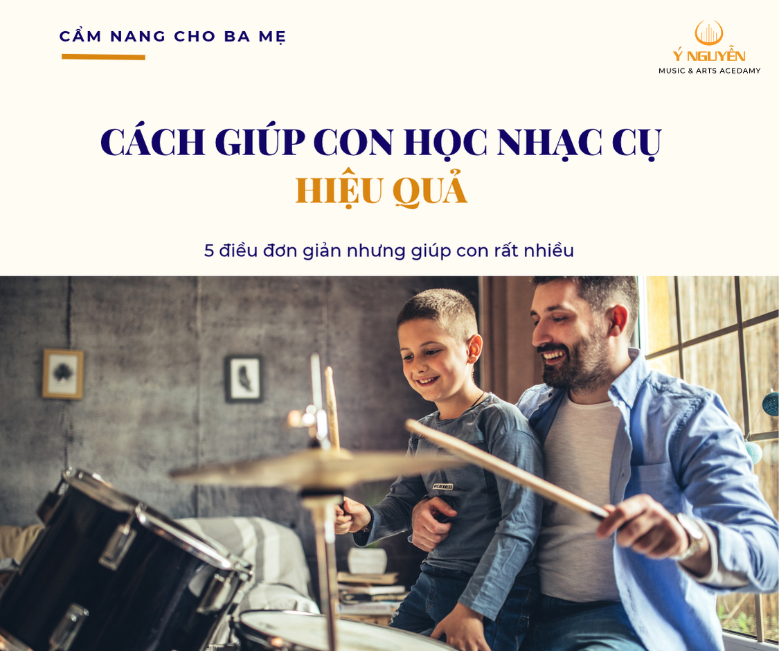 CÁCH ĐƠN GIẢN GIÚP BÉ HỌC NHẠC CỤ TIẾN BỘ